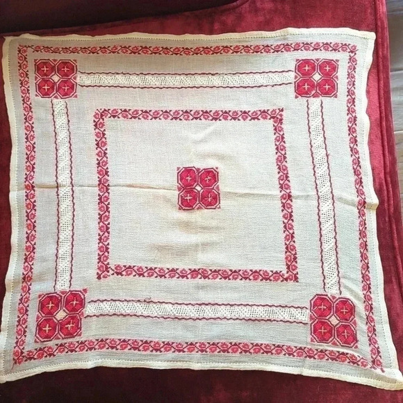 Vintage Wool Head Scarf - Picture 1 of 9